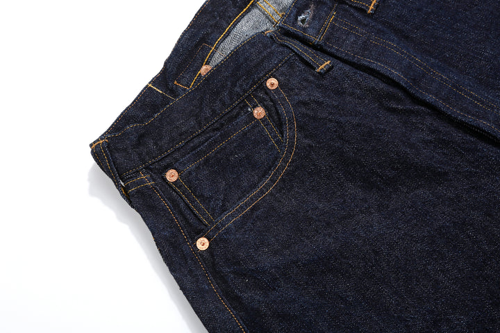 Freewheelers 2232012 Lot 601XXC 1937 14oz Selvedge Denim – Right Front Pocket Detail