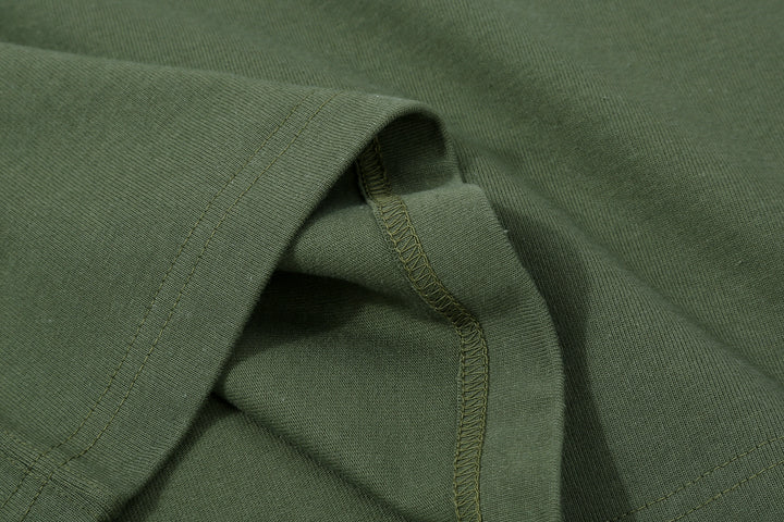 Boncoura High Density Heavyweight Pocket T-Shirt Made in Japan Hem Sewing