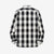 Warehouse Lot 3104 selvedge flannel shirt long sleeve check pattern made in Japan cotton back view
