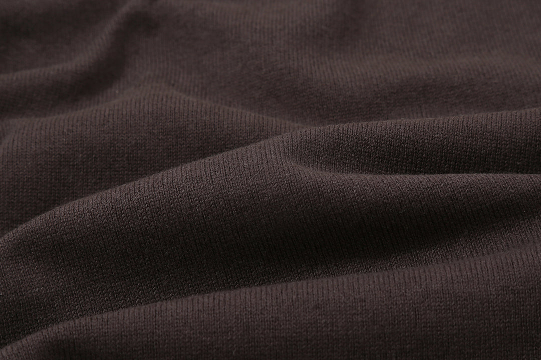 Freewheelers 2625009 Heavyweight Solid Pocket T-Shirt in Jet Black – Heavyweight Jersey Close-Up