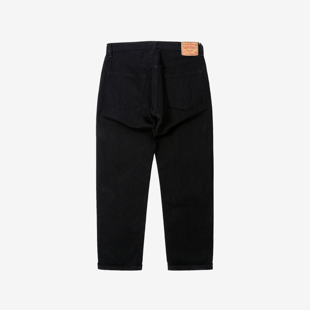 boncoura kurogane xx 15oz selvedge denim regular straight fit black