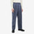 NEAT 26-01NC fade navy wide tapered chinos Japanese trousers wear image front side