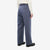 NEAT 26-01NC fade navy wide tapered chinos Japanese trousers wear image back