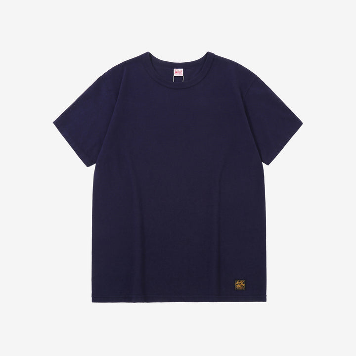 Deluxeware MTS-00 7.5oz loopwheeled T-shirt made in Japan crew neck blue
