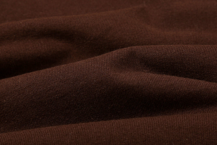 Boncoura High Density Heavyweight Pocket T-Shirt Made in Japan Fabric Close Up