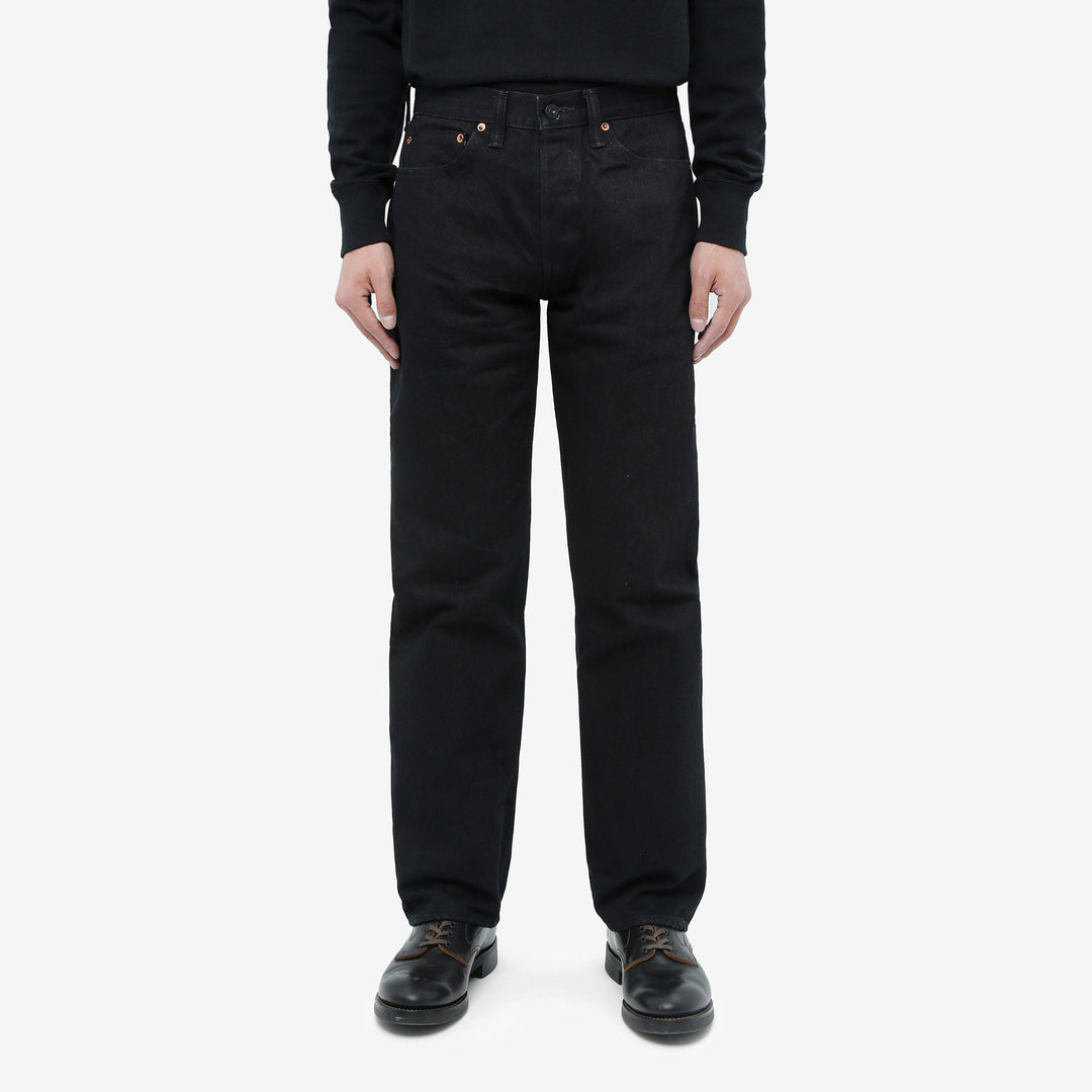 boncoura kurogane xx 15oz selvedge denim regular straight fit black
