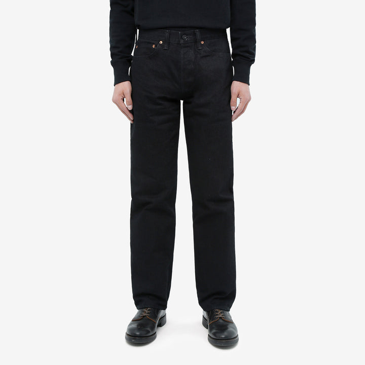 boncoura kurogane xx 15oz selvedge denim regular straight fit black
