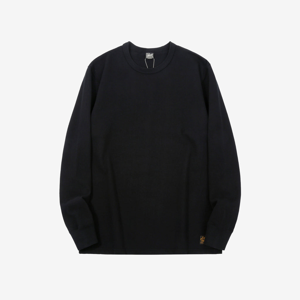 Deluxeware DXTL-00 12.5oz loopwheeled long sleeve t-shirt made in Japan ultra heavyweight black