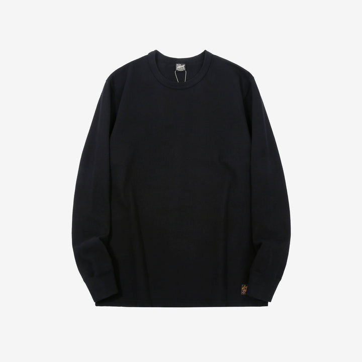 Deluxeware DXTL-00 12.5oz loopwheeled long sleeve t-shirt made in Japan ultra heavyweight black