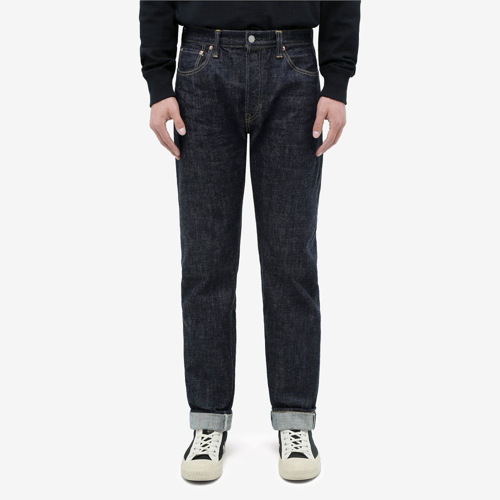 OMOTO DENIM 0415 13.5oz Selvedge Denim Slim Tapered Fit - Model Front View