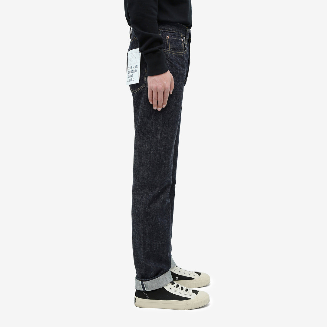 Omoto Denim 0415 13.5oz selvedge denim relaxed tapered jeans made in Japan wear image side