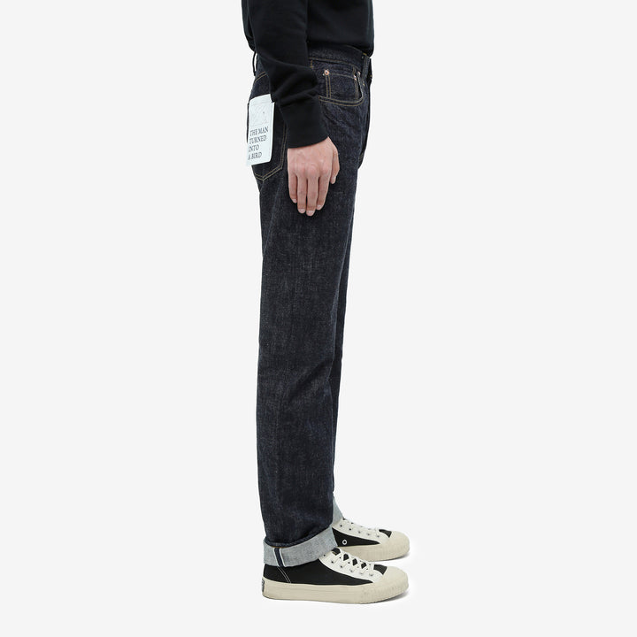 Omoto Denim 0415 13.5oz selvedge denim relaxed tapered jeans made in Japan wear image side