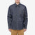 Deluxeware 7640 10.5oz selvedge denim work shirt made in Japan indigo denim shirt wear image front