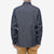 Deluxeware 7640 10.5oz selvedge denim work shirt made in Japan indigo denim shirt wear image back