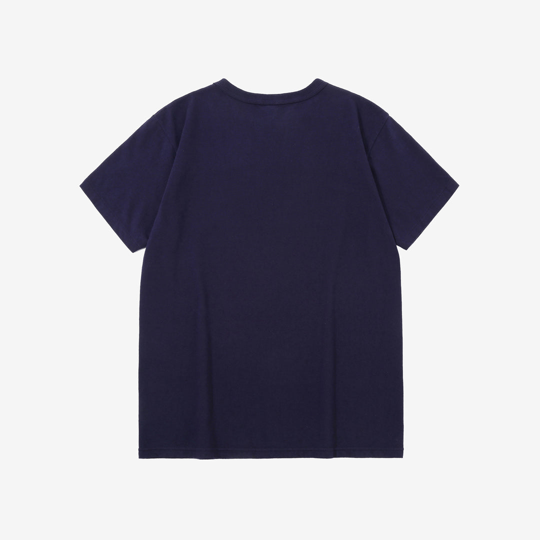 Deluxeware MTS-00 7.5oz loopwheeled T-shirt made in Japan crew neck blue
