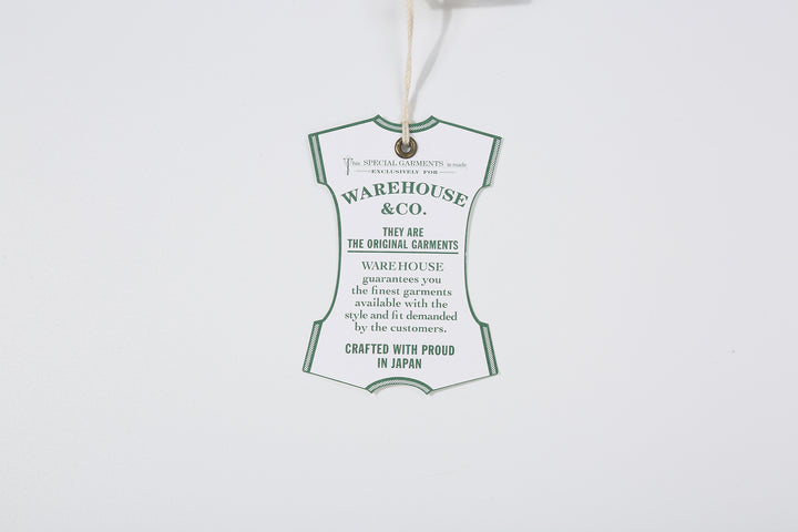 Warehouse Lot 4601 Shadow Border Slub Yarn Henley T-Shirt Made in Japan paper Tag