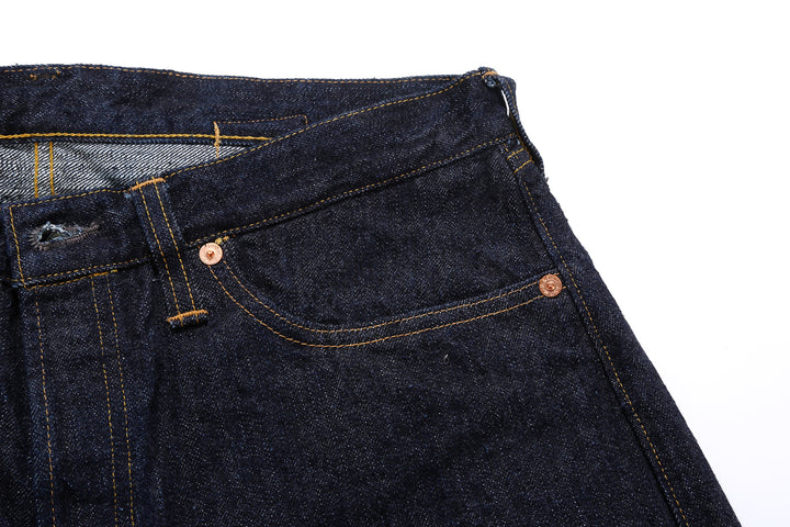 Freewheelers 2232012 Lot 601XXC 1937 14oz Selvedge Denim – Left Front Pocket Detail