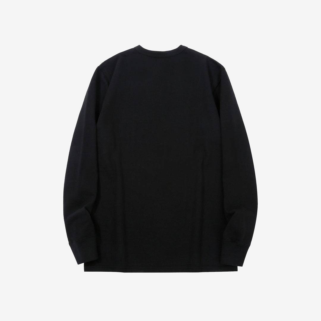 Deluxeware DXTL-00 12.5oz loopwheeled long sleeve t-shirt made in Japan ultra heavyweight black