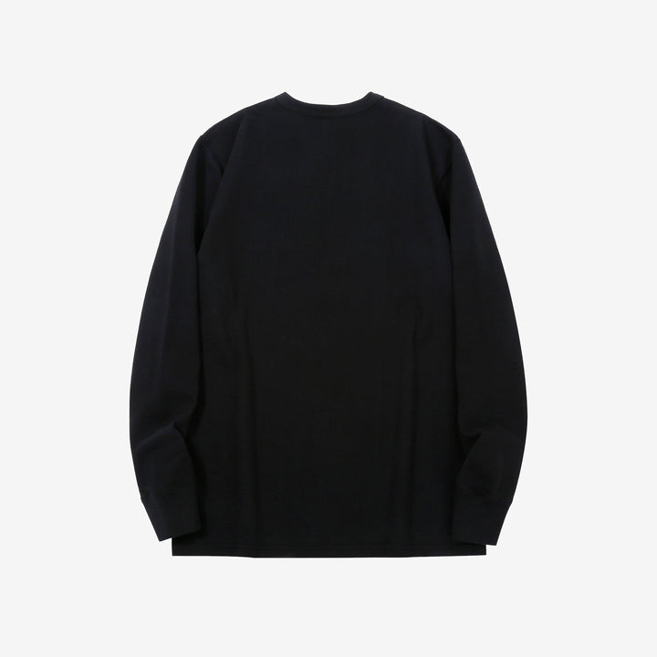 Deluxeware DXTL-00 12.5oz loopwheeled long sleeve t-shirt made in Japan ultra heavyweight black