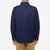 Deluxeware 7600 Wildman 10oz selvedge denim western shirt indigo wear image back view