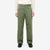 WASEW WSW-25A-011 herringbone twill mechanic pants sage green made in Japan straight fit work pants wear image