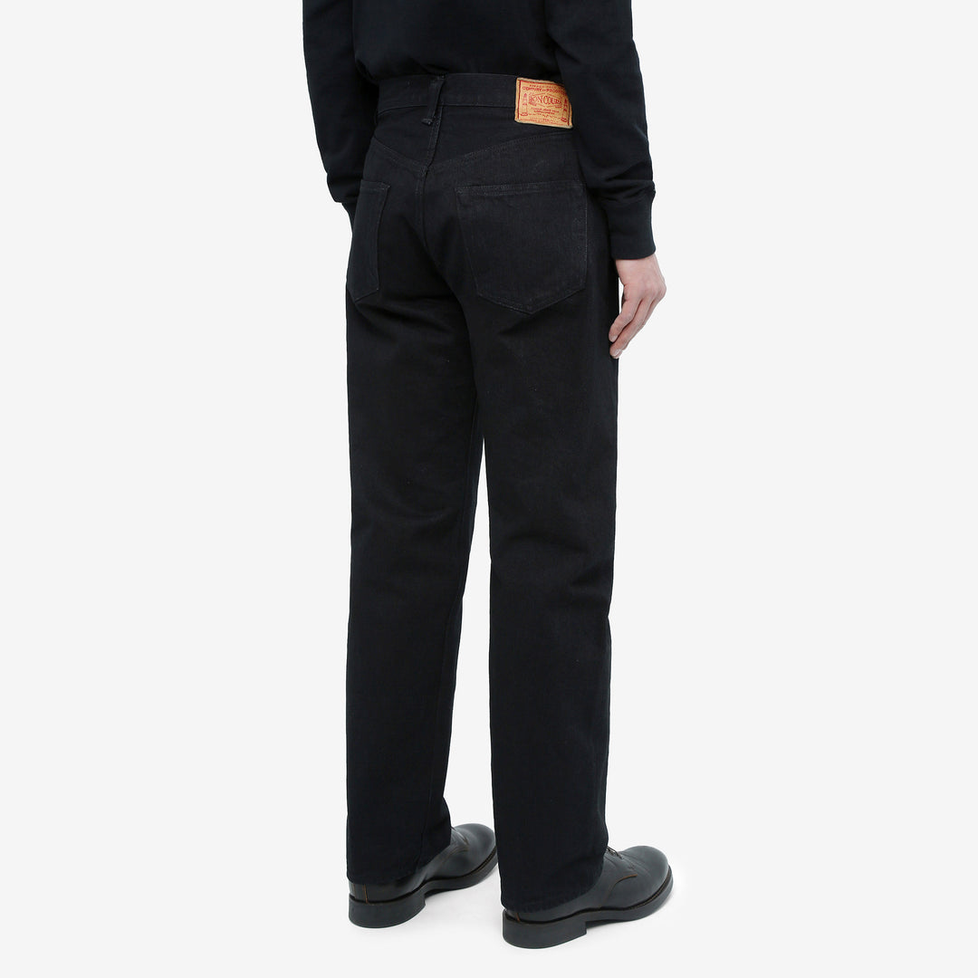 boncoura kurogane xx 15oz selvedge denim regular straight fit black
