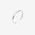 MOTO BC-05 Stamp 925 Sterling Silver Bangle – Angled Front View