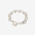 Moto BR-01 handmade chain bracelet silver K18 gold accent Japan handcrafted bracelet