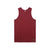Deluxeware TNKP-00 Heavyweight Ribbed Knit Tank Top Bordeaux Front View