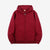 Deluxeware SPZ-00 heavyweight loopwheeled full zip parka made in Japan hoodie red