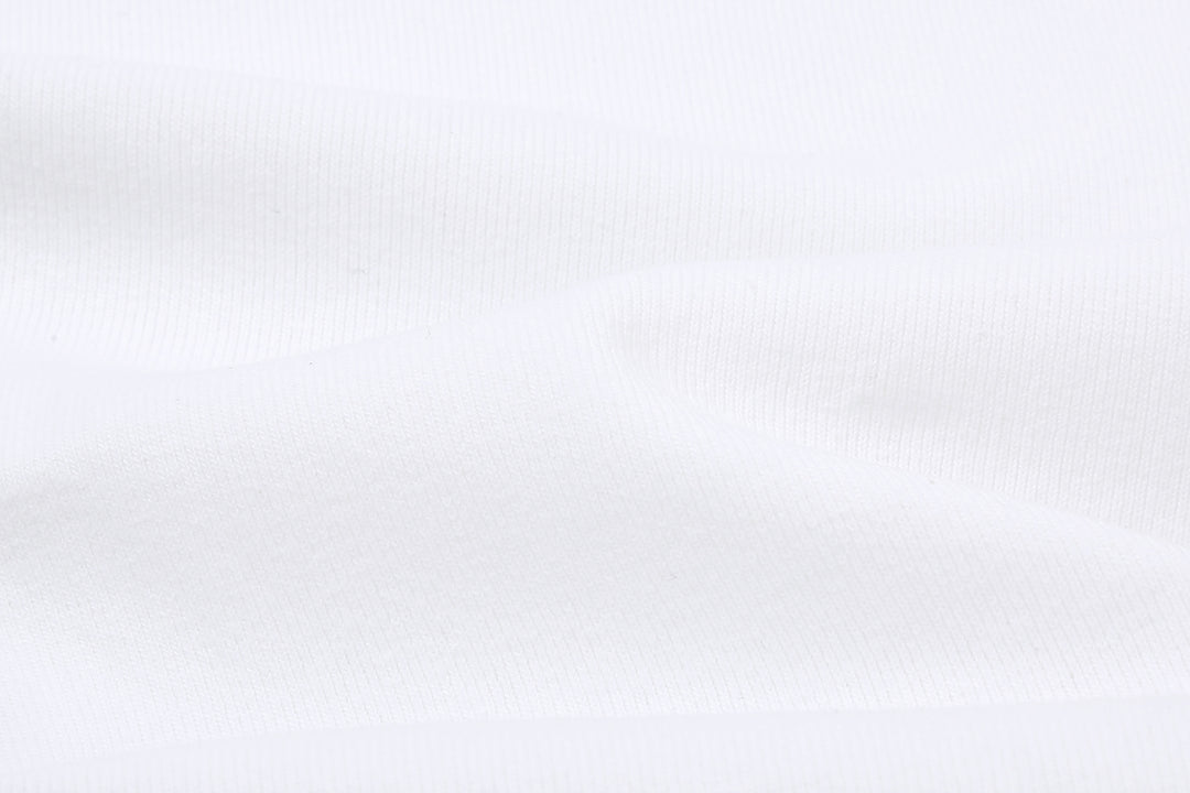 Deluxeware TNKP-00 Heavyweight Ribbed Knit Tank Top Fabric Close Up White