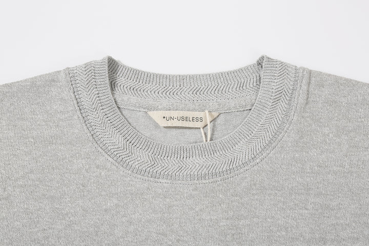 Un-Useless 170204 Knitee Linen T-Shirt - Crew Neck