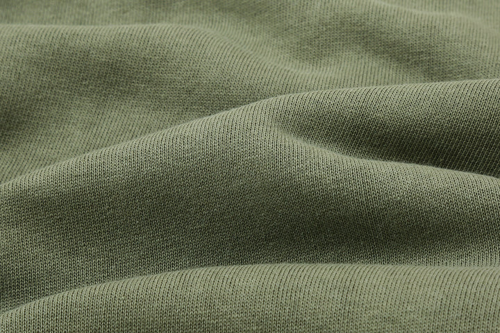 Warehouse Lot 401 plain loopwheel crewneck sweatshirt made in Japan vintage style fabric close up