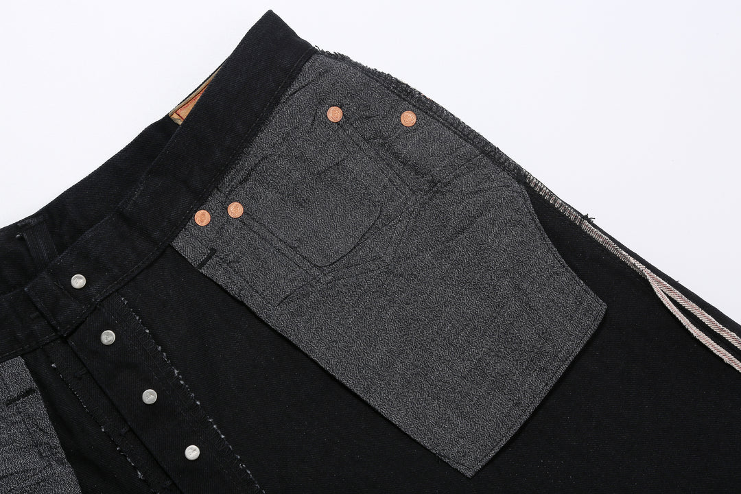Boncoura Kurogane XX 15oz Selvedge Denim - Classic Straight Fit