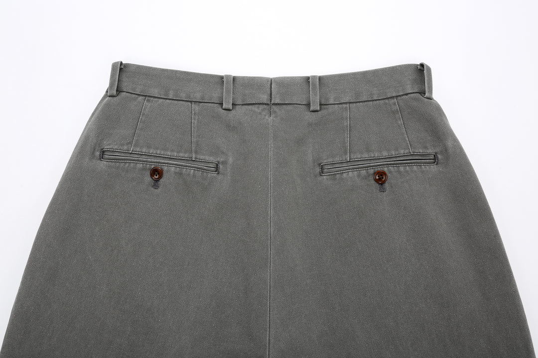 Neat 26-01NC Classic Wide Tapered Chinos - Faded Grey