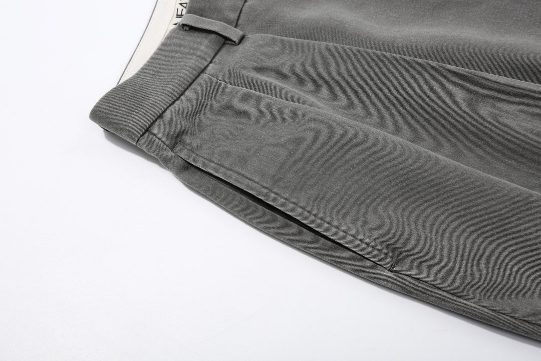 Neat 26-01NC Classic Wide Tapered Chinos - Faded Grey