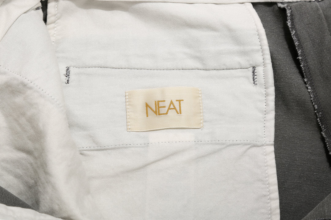 Neat 26-01NC Classic Wide Tapered Chinos - Faded Grey