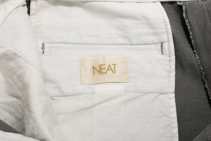 Neat 26-01NC Classic Wide Tapered Chinos - Faded Grey
