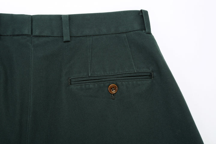 NEAT 26-01NC wide tapered trousers Japanese chino pants back pocket