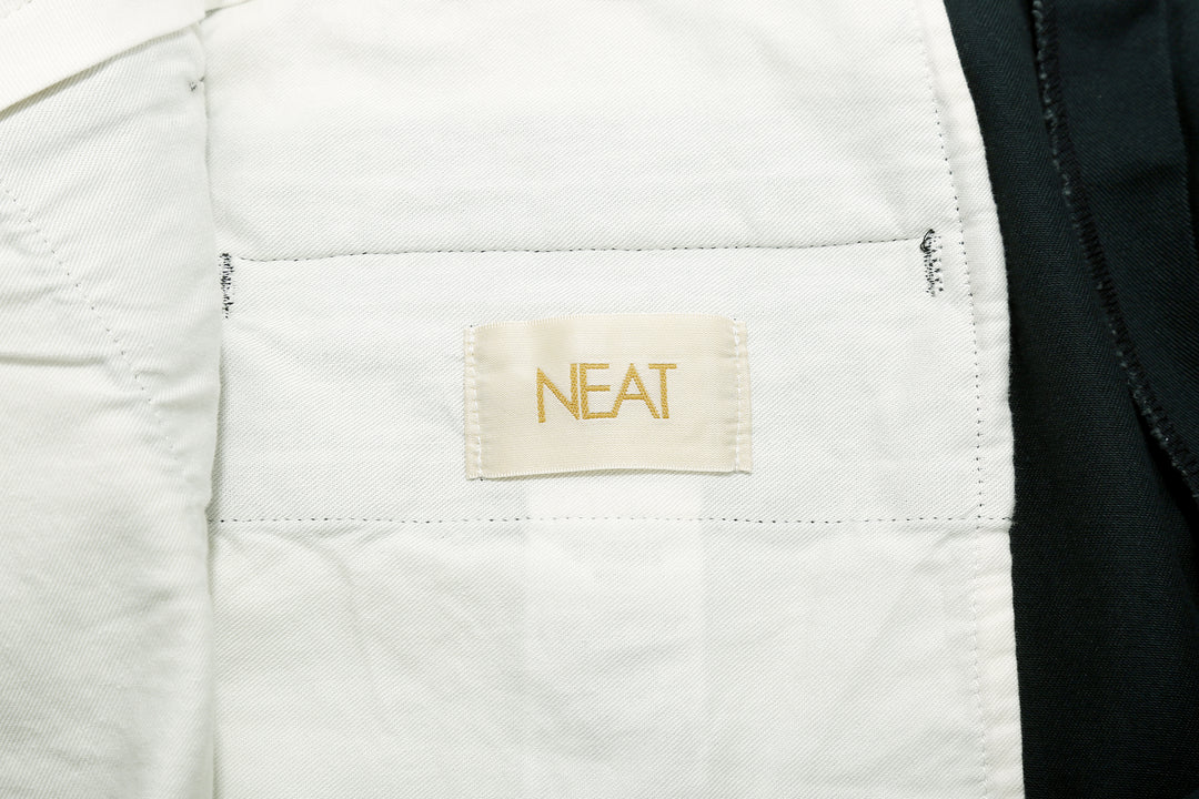 Neat 26-01NC Classic Wide Tapered Chinos - Charcoal