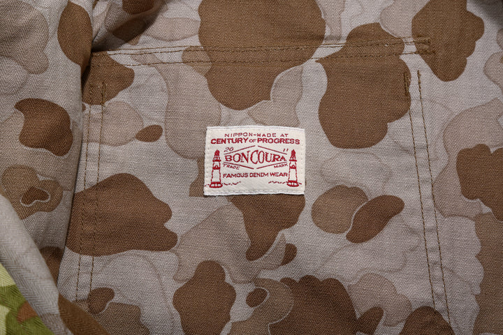Boncoura Duck Hunter Camo US Army Baker Pants - Wide Straight Fit Made in Japan Boncoura Label