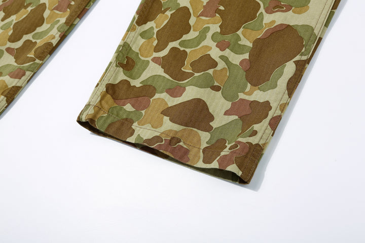 Boncoura Duck Hunter Camo US Army Baker Pants - Wide Straight Fit