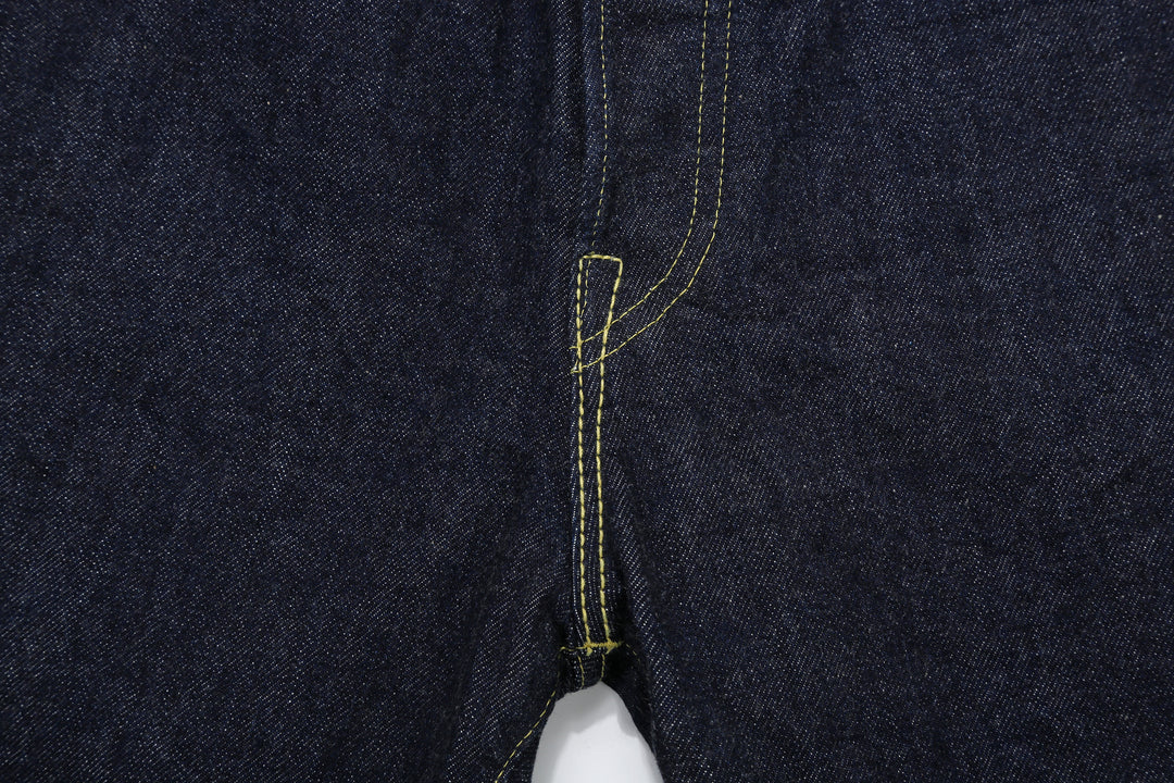 Boncoura 43XX WWII Natural Indigo Dyed Selvedge Denim 15th Anniversary Model Made in Japan crotch seam