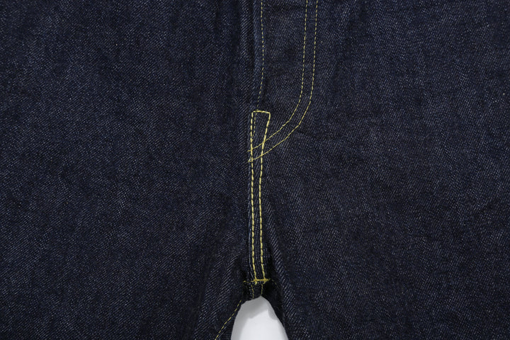 Boncoura 43XX WWII Natural Indigo Dyed Selvedge Denim 15th Anniversary Model Made in Japan crotch seam
