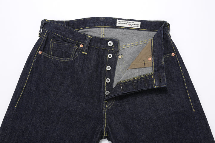 Boncoura 43XX WWII Natural Indigo Dyed Selvedge Denim 15th Anniversary Model Made in Japan Jeans detail