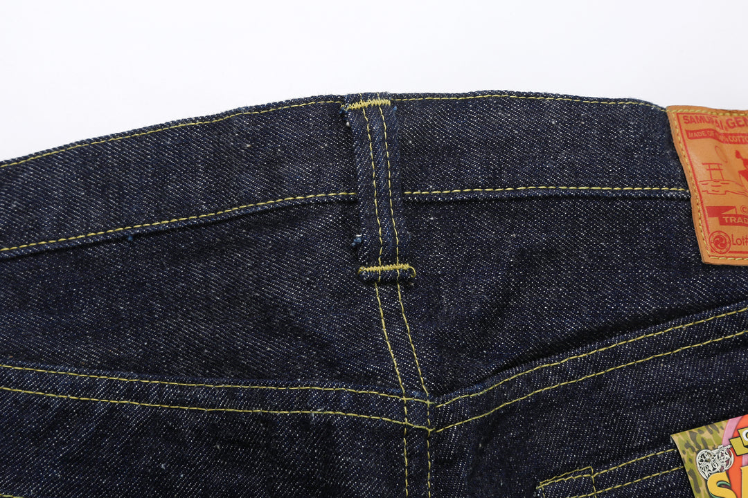 Samurai Jeans S2000HXII Samurai Cotton 15.8oz GL3 Selvedge Denim - Wide Striaght Fit belt loop