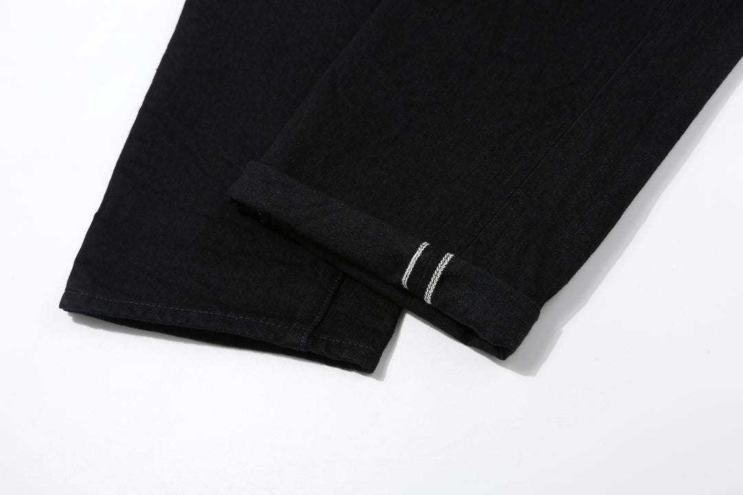 Samurai Jeans S0510XX-BOB Black on Blue 15oz selvedge denim regular straight fit made in Japan selvedge ID