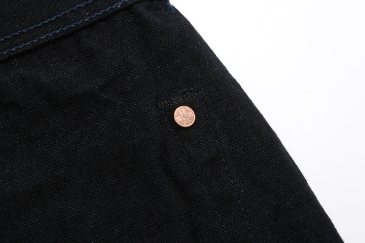 Samurai Jeans S0510XX-BOB Black on Blue 15oz selvedge denim regular straight fit made in Japan hidden rivet