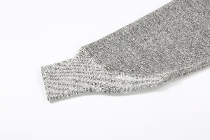 Warehouse 468 high neck loopwheel sweatshirt mock neck made in Japan vintage style grey sleeve