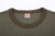 Deluxeware MTM-00 7.5oz “Wood Grain” Loopwheeled Pocket T-Shirt Made in Japan Heather Green NEck Detail
